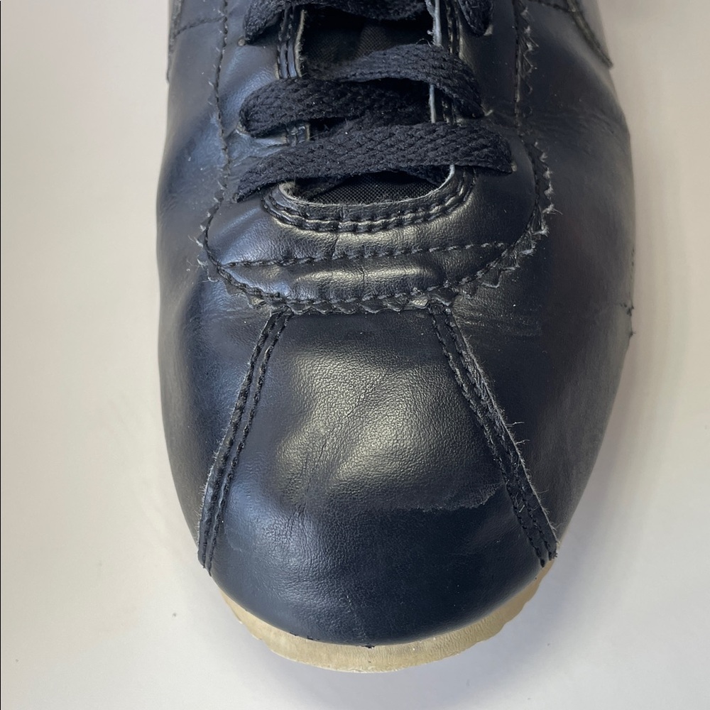 Nike ‘Classic Cortez' Black Leather women’s casual sneakers size 10 - Picture 10 of 16
